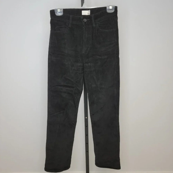 ARITZIA Wilfred Free Maddie Pant  High Waisted Black Cords - Picture 1 of 5
